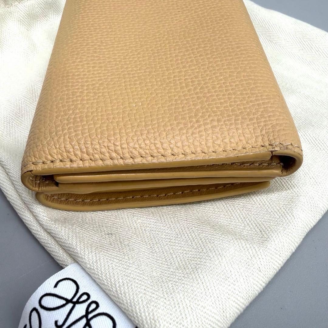 付属品付き✨ロエベ　トライフォールドウォレット　アナグラム