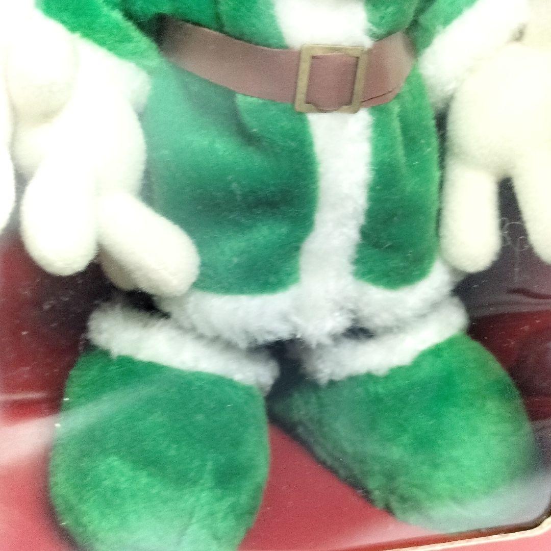 当時物 レア ディズニー クリスマス ミッキー ミニー サンタ ペア ぬいぐるみ