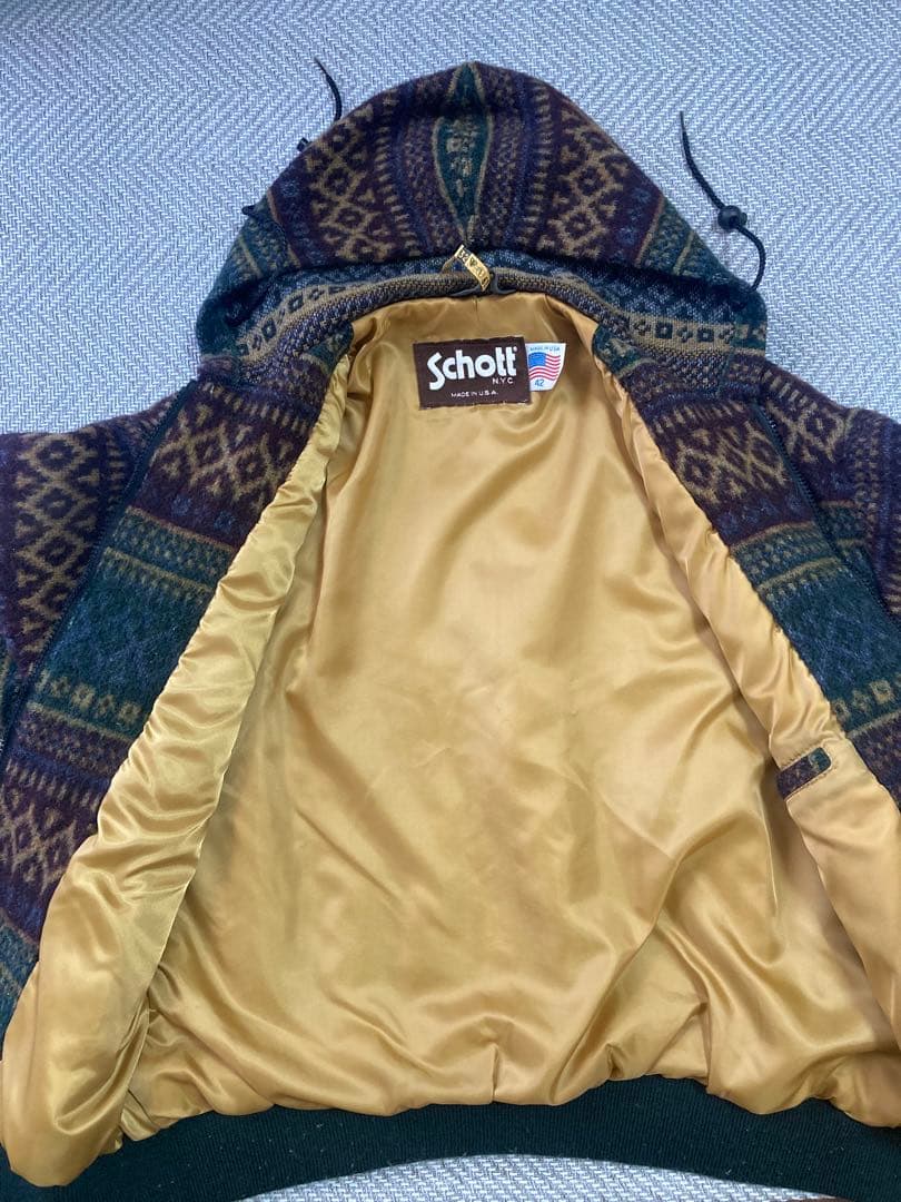Schott ショット フード付きジャケット サイズ42