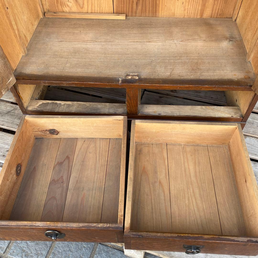 大正 昭和初期 時代物 本棚 食器棚 古家具 骨董品 店舗什器 インテリア