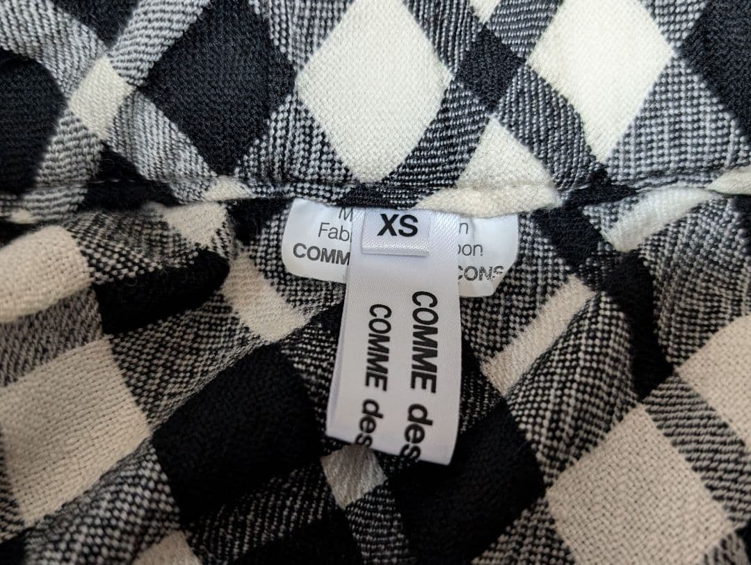 SALE‼️COMME des GARÇONS チェック柄 サルエルパンツ XS