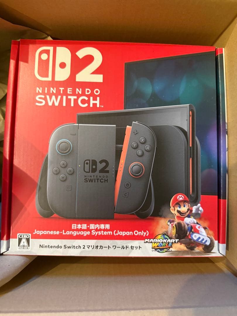 【新品未使用】Switch2 本体 マリオカートワールドセット 日本語 国内専用