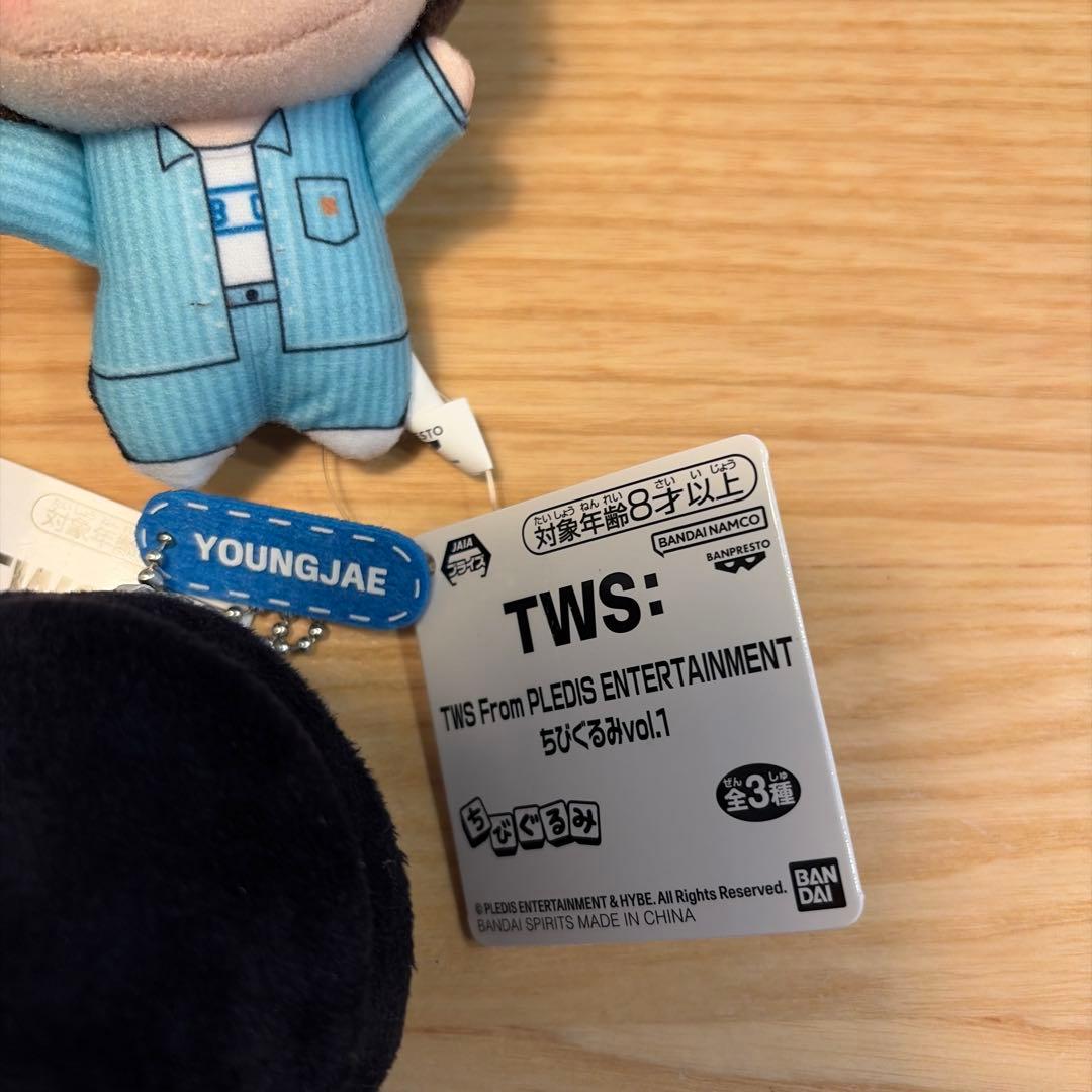 TWS: トゥアス ちびぐるみ ナムコ限定 全3種×2コンプリート　6点セット