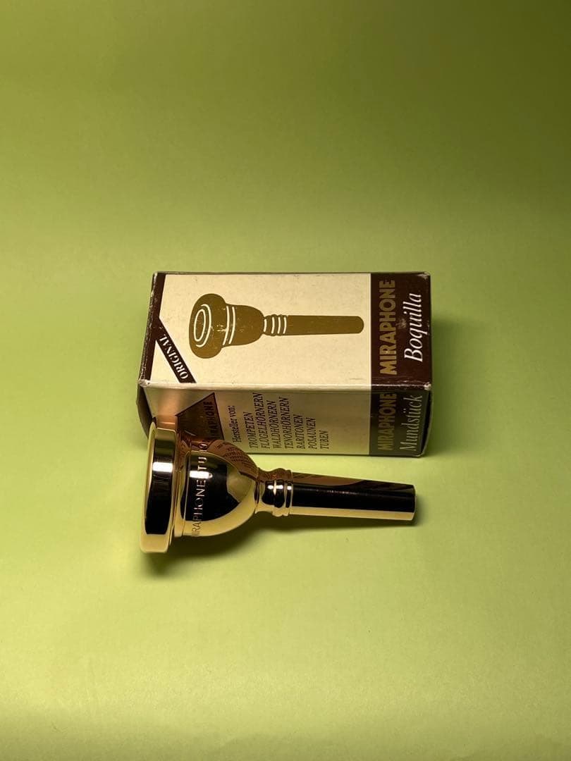 MIRAPHONEミラフォン　チューバマウスピース　TU１９　ピンクゴールド