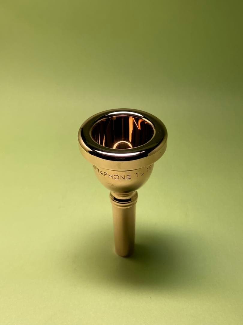 MIRAPHONEミラフォン　チューバマウスピース　TU１９　ピンクゴールド