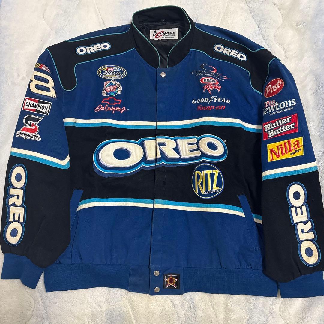 90's NASCAR OREO オレオ　レーシングジャケット　4XL