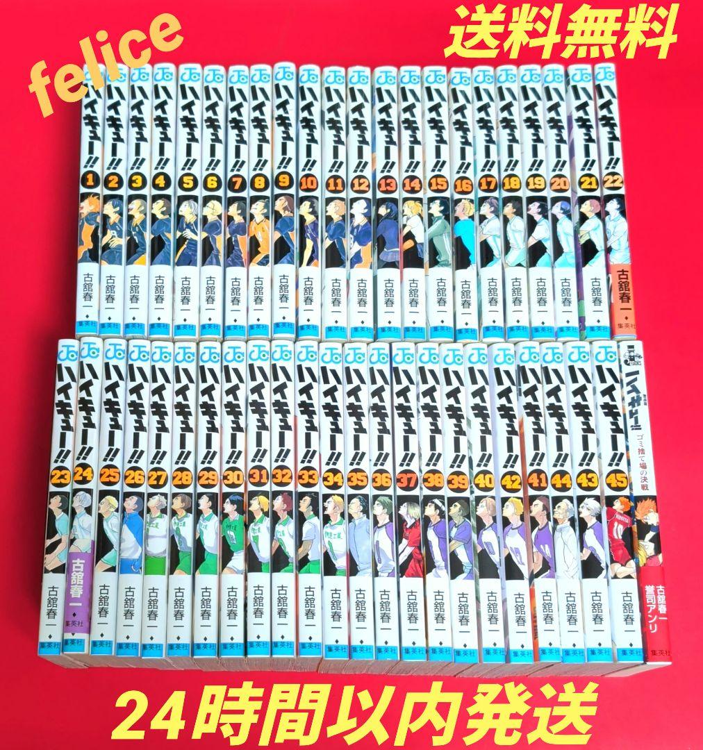 ハイキュー!!全巻　１〜４５巻✨オマケ付き✨