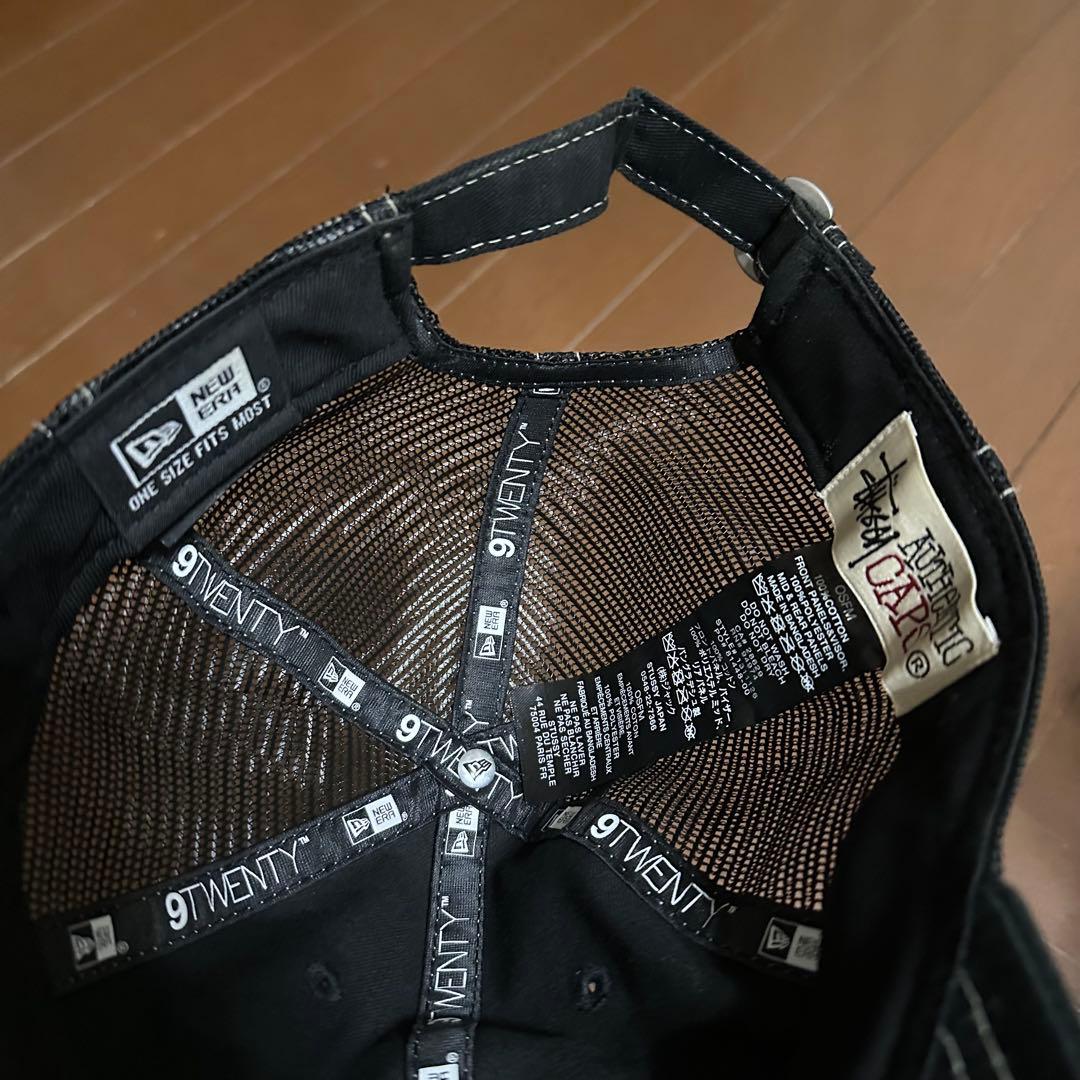 stussy new era cap ブラック