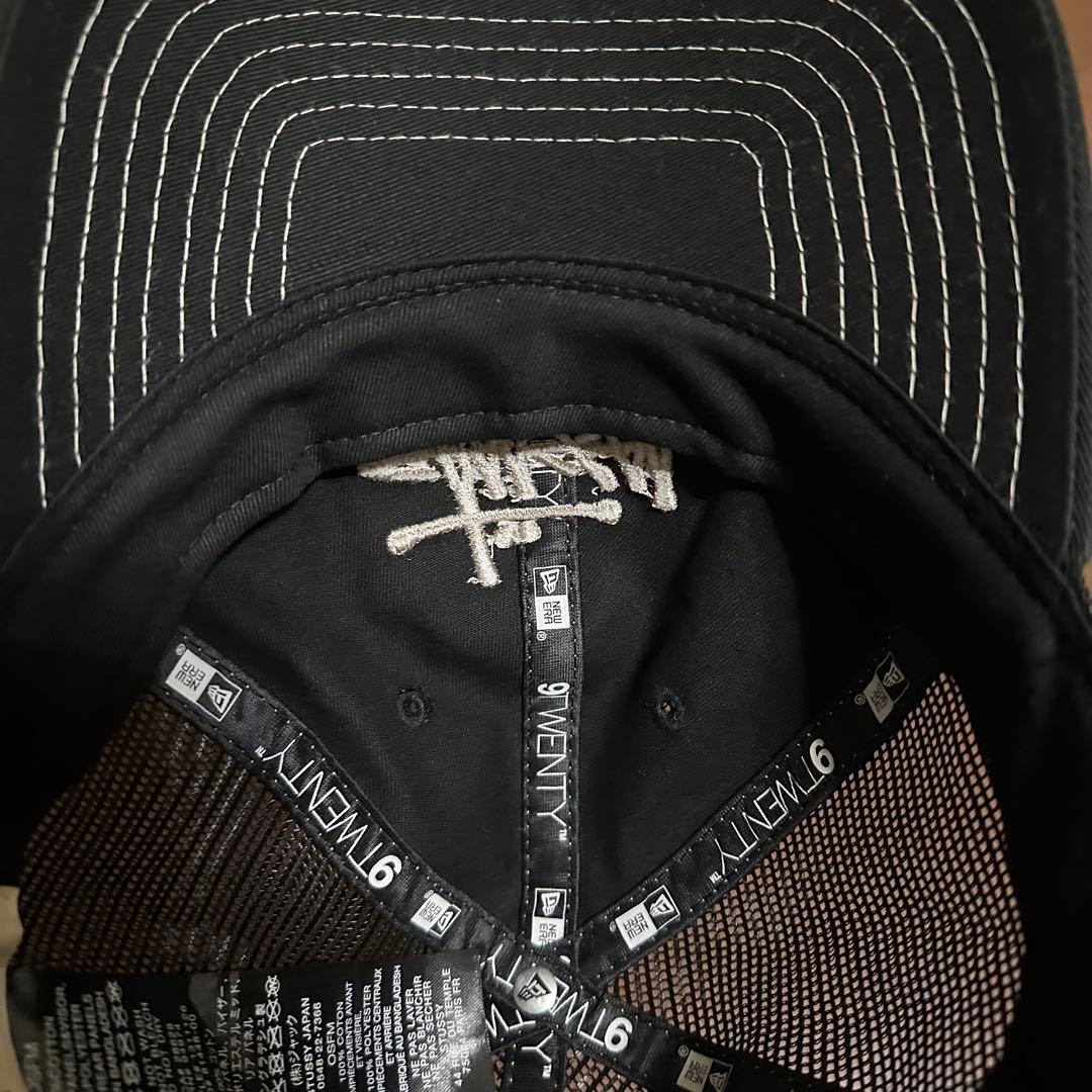 stussy new era cap ブラック