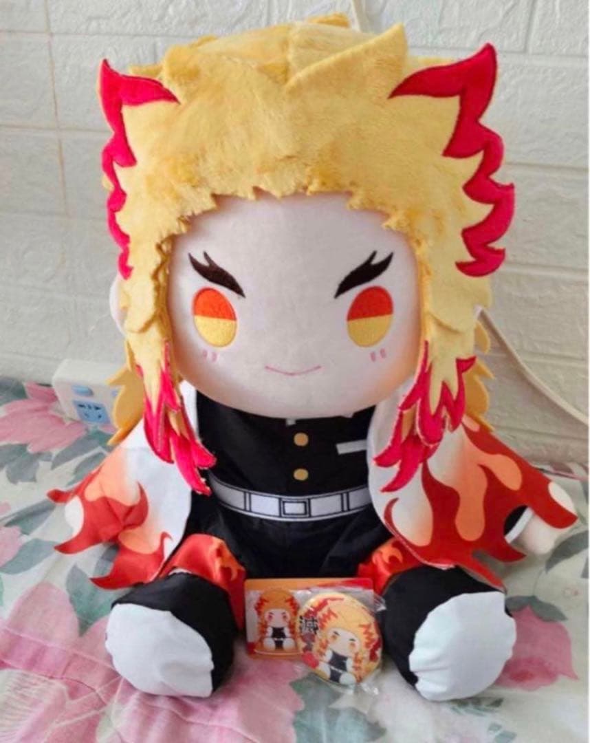 【特典付き】鬼滅の刃 煉獄杏寿郎 40cm ぬいぐるみ《衣装セット》