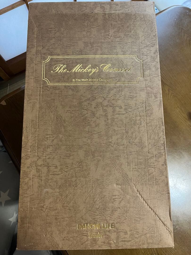 【未使用】第一生命の非売品　ディズニー　ミッキーコンサート　ブロンズ像オルゴール