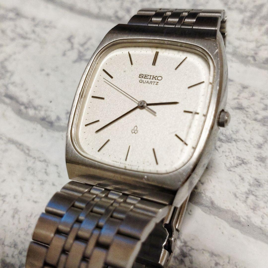 ヴィンテージ　男女兼用 セイコー　シャリオ　クォーツ腕時計　シルバー　稼働品