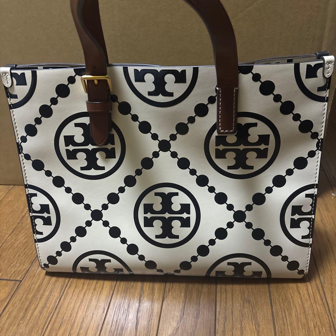 【Tory Burch】Tモノグラム エンボス スモール トート トートバッグ