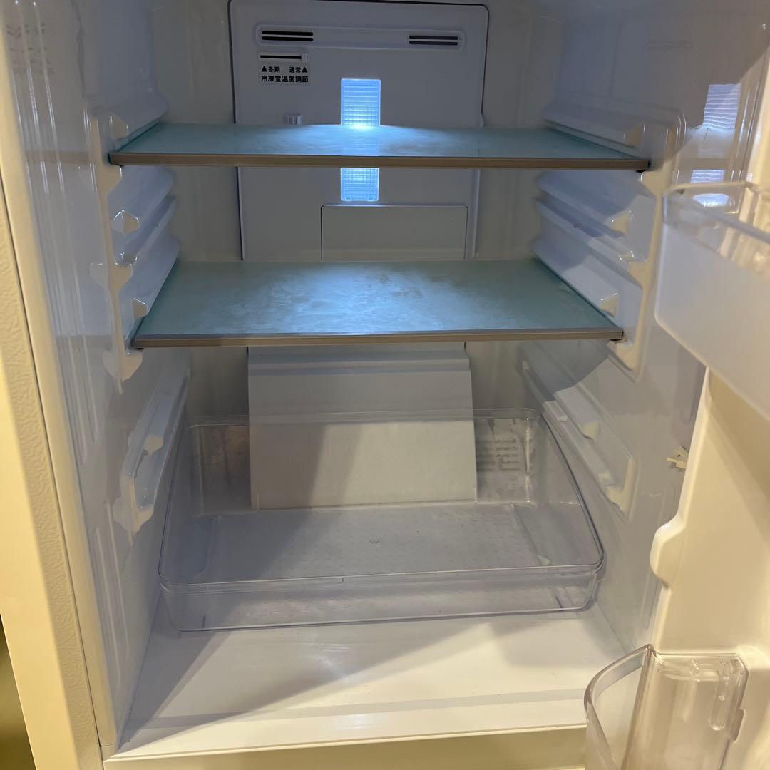 SHARP 2ドア冷蔵庫 ホワイト SJ-D14E-W