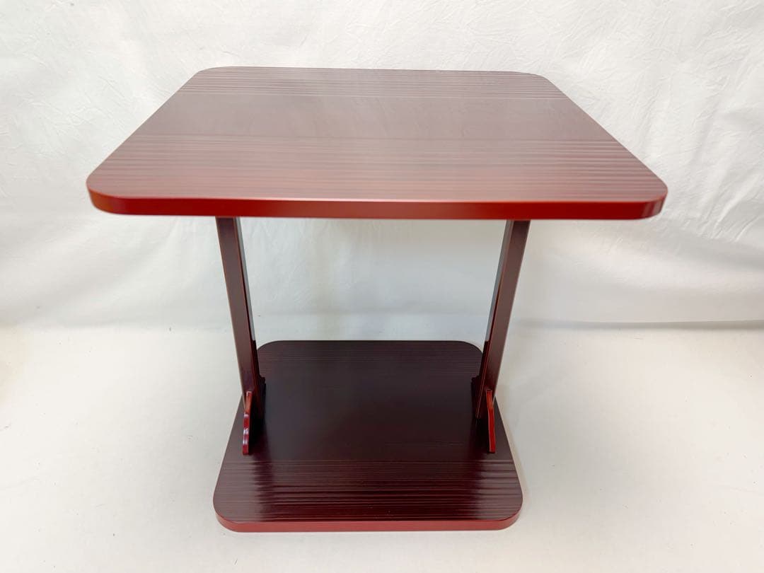 未使用 茶道具 佐々木宗章作 即中斎好 溜塗 小四方棚 組み立式 共箱