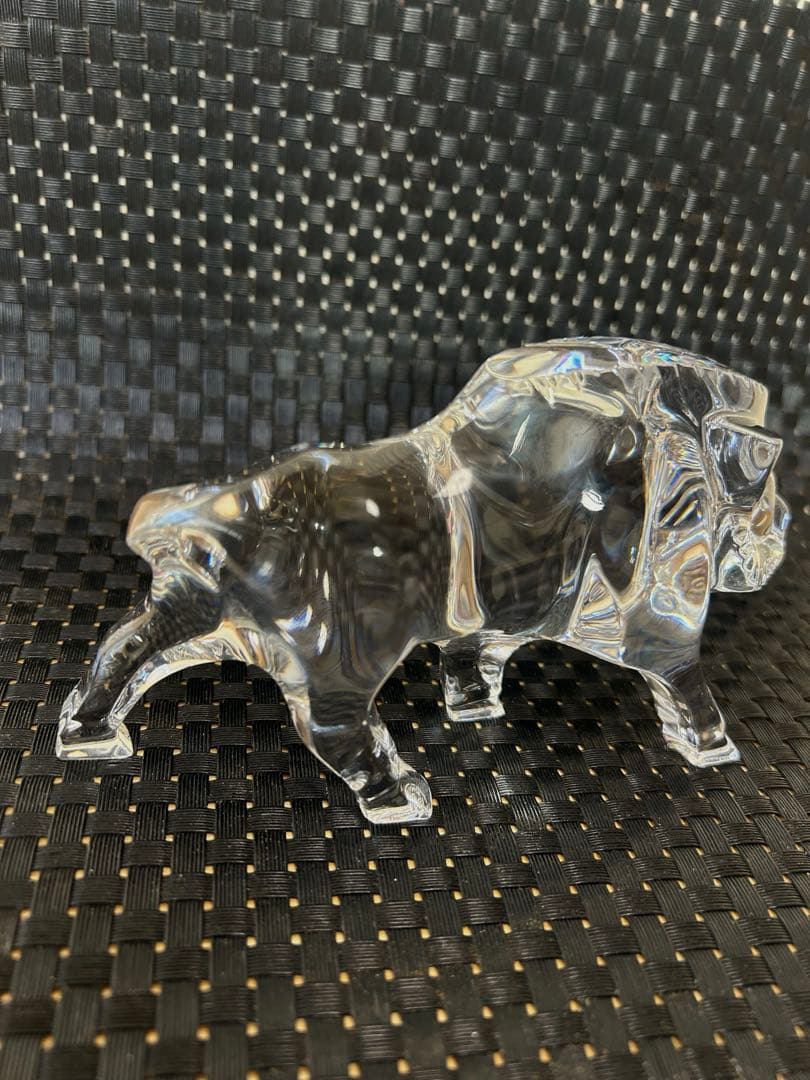 【美品】バカラ　baccarat 干支　イノシシ　置物　ガラス　クリスタル