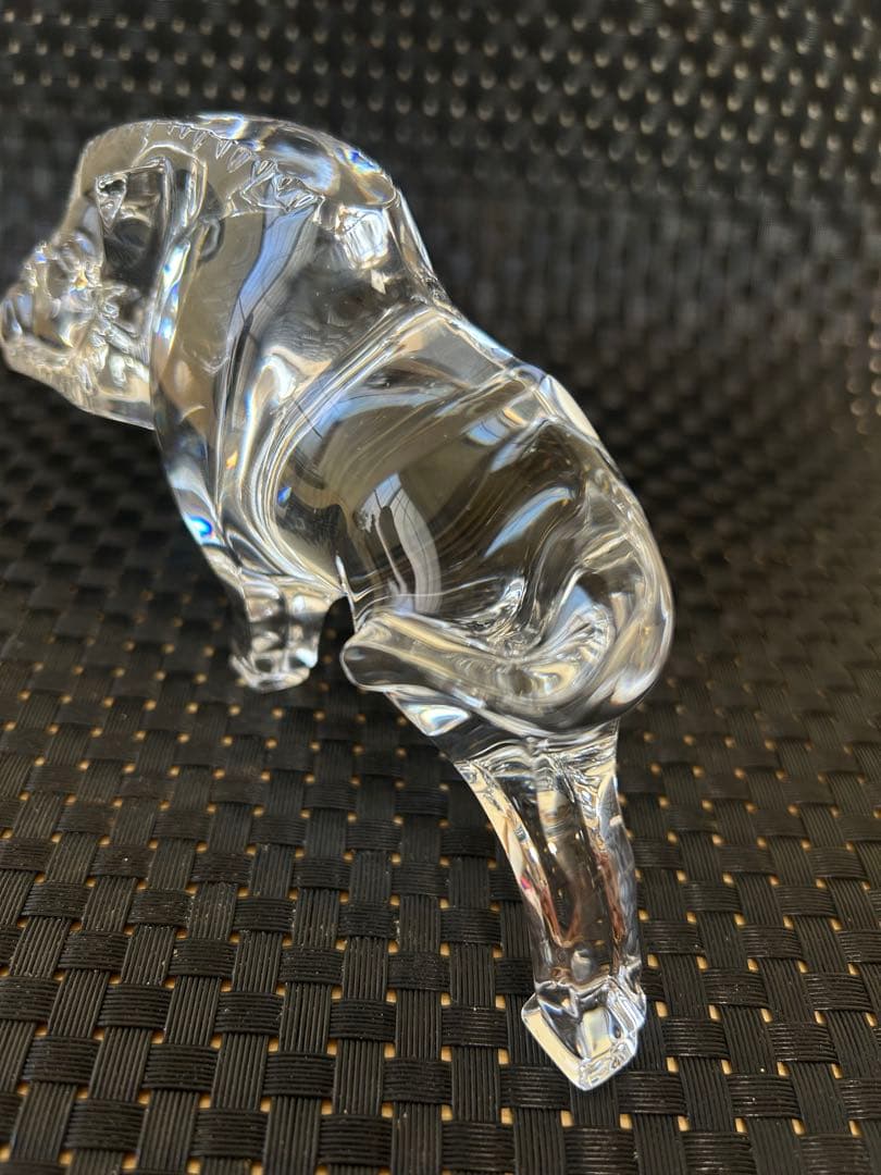 【美品】バカラ　baccarat 干支　イノシシ　置物　ガラス　クリスタル