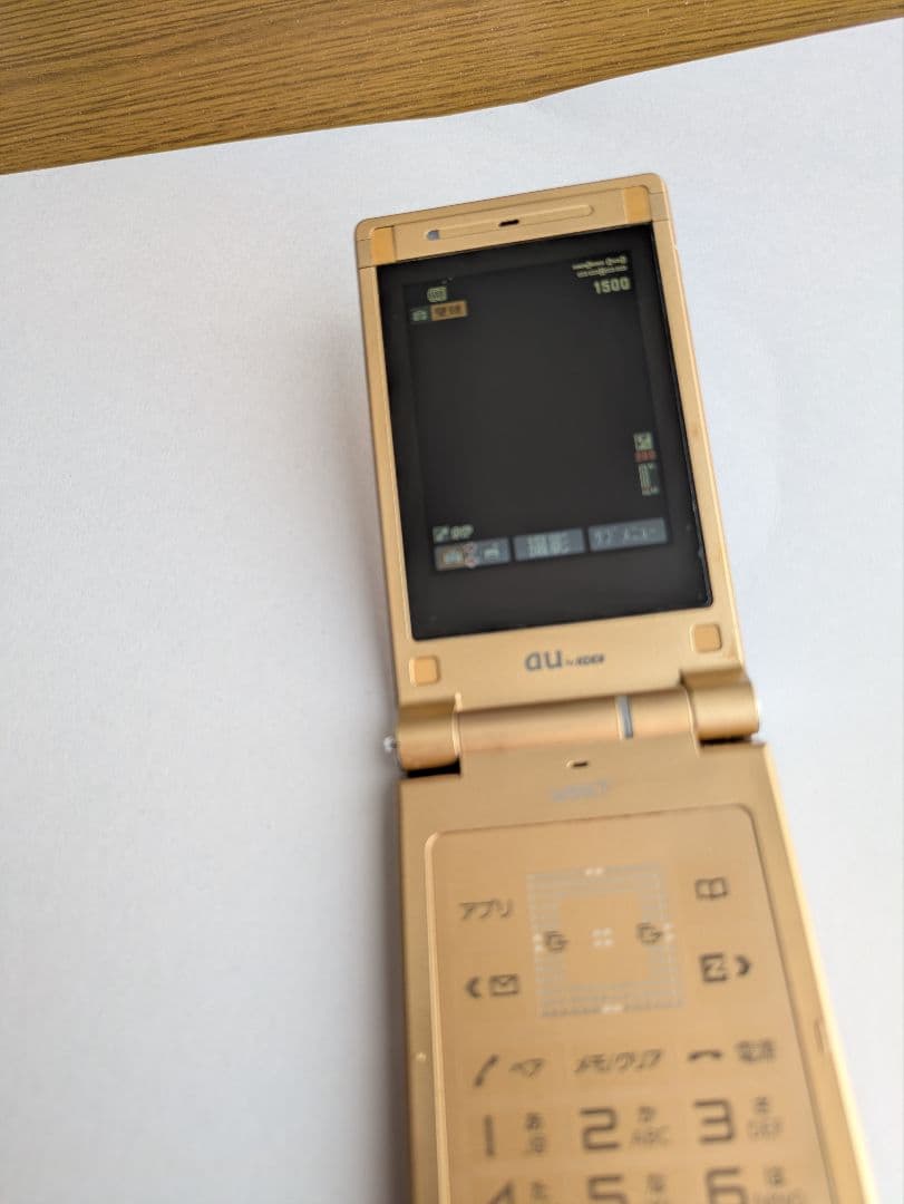 お年玉セール　呪術廻戦　五条悟　コスプレ　W55T 完動品　平成ガラケー