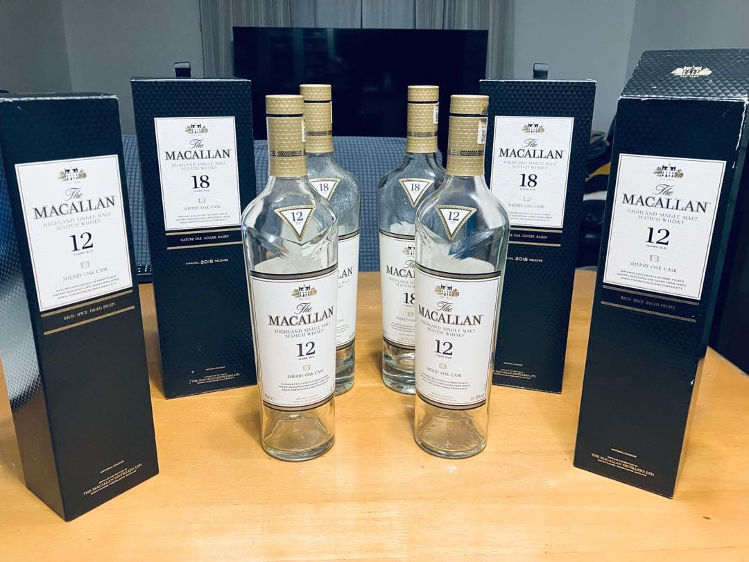 The Macallan 12年 18年 シングルモルトウイスキー