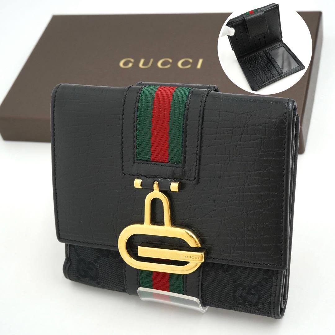 ✨新品未使用✨ GUCCI ミニ財布　シェリーライン　インターロッキング　GG
