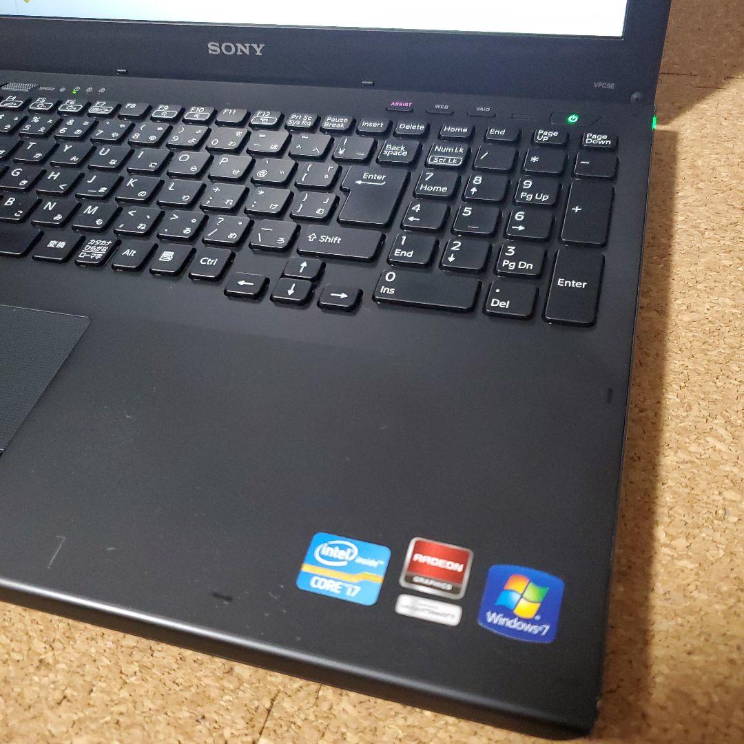 SONY VAIO S VPCSE29FJ/B 本体・充電器・マニュアル・専用箱