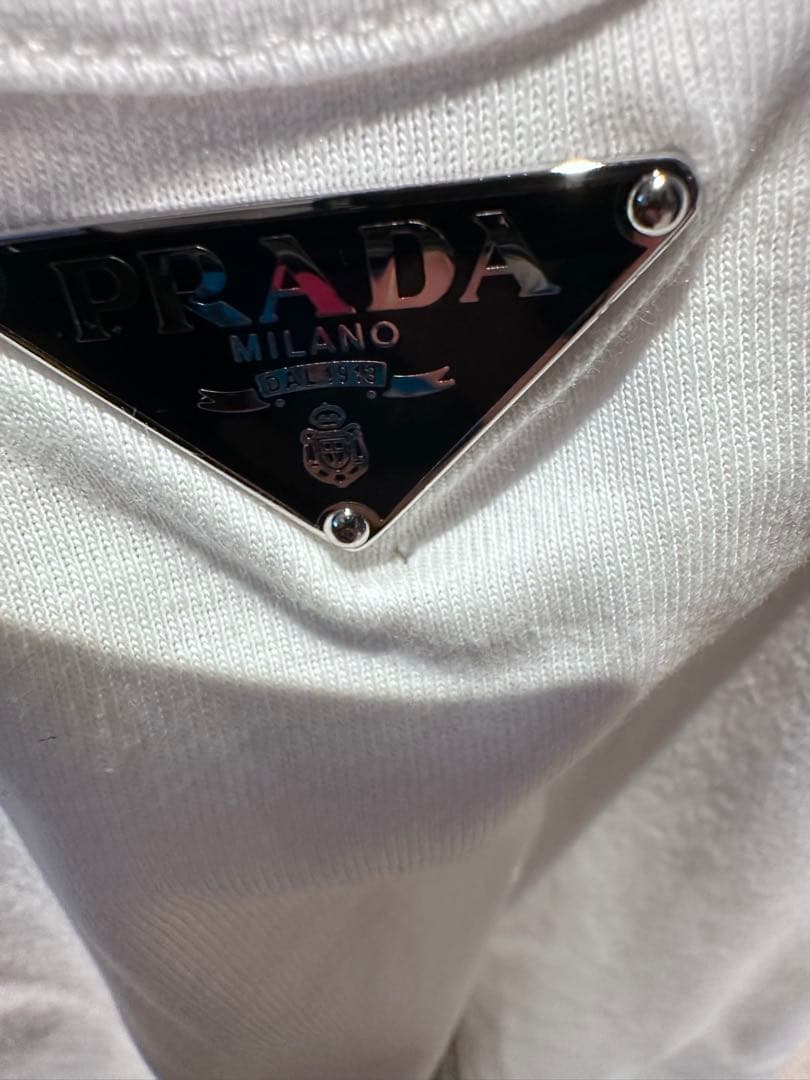 PRADA ホワイト タンクトップ　36