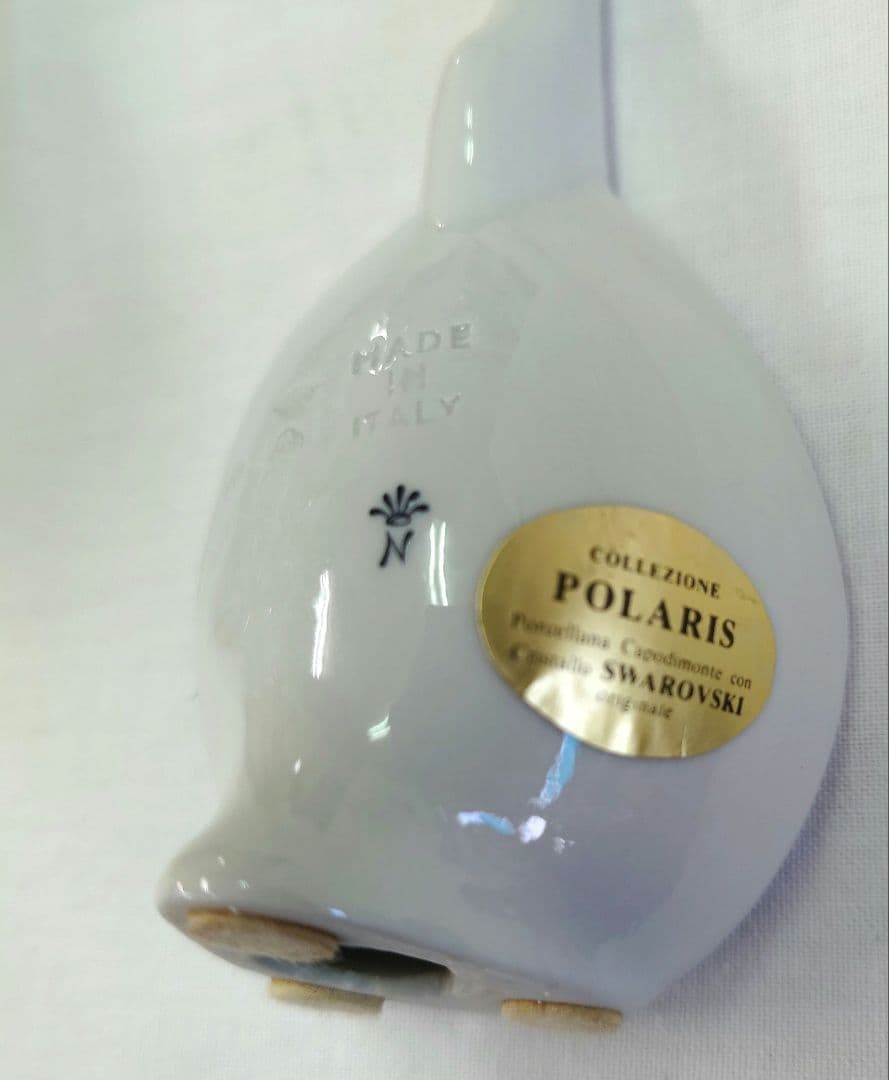 スワロフスキー オウム 置き物 イタリア製