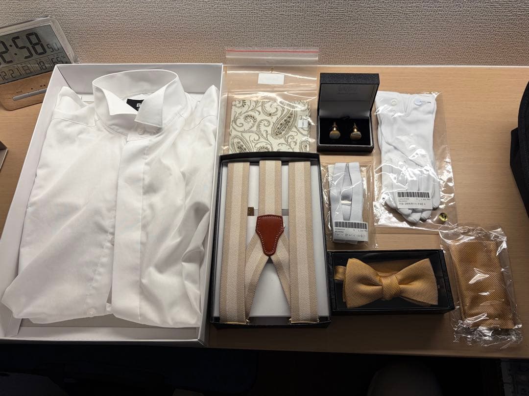 ワタベウェディング　メンズ　新郎　小物セット