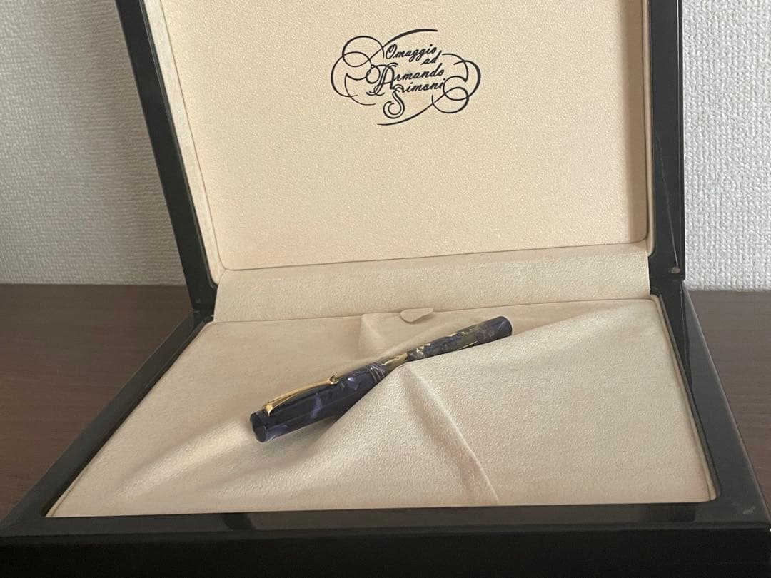 オマス ルーセンスブルー 万年筆