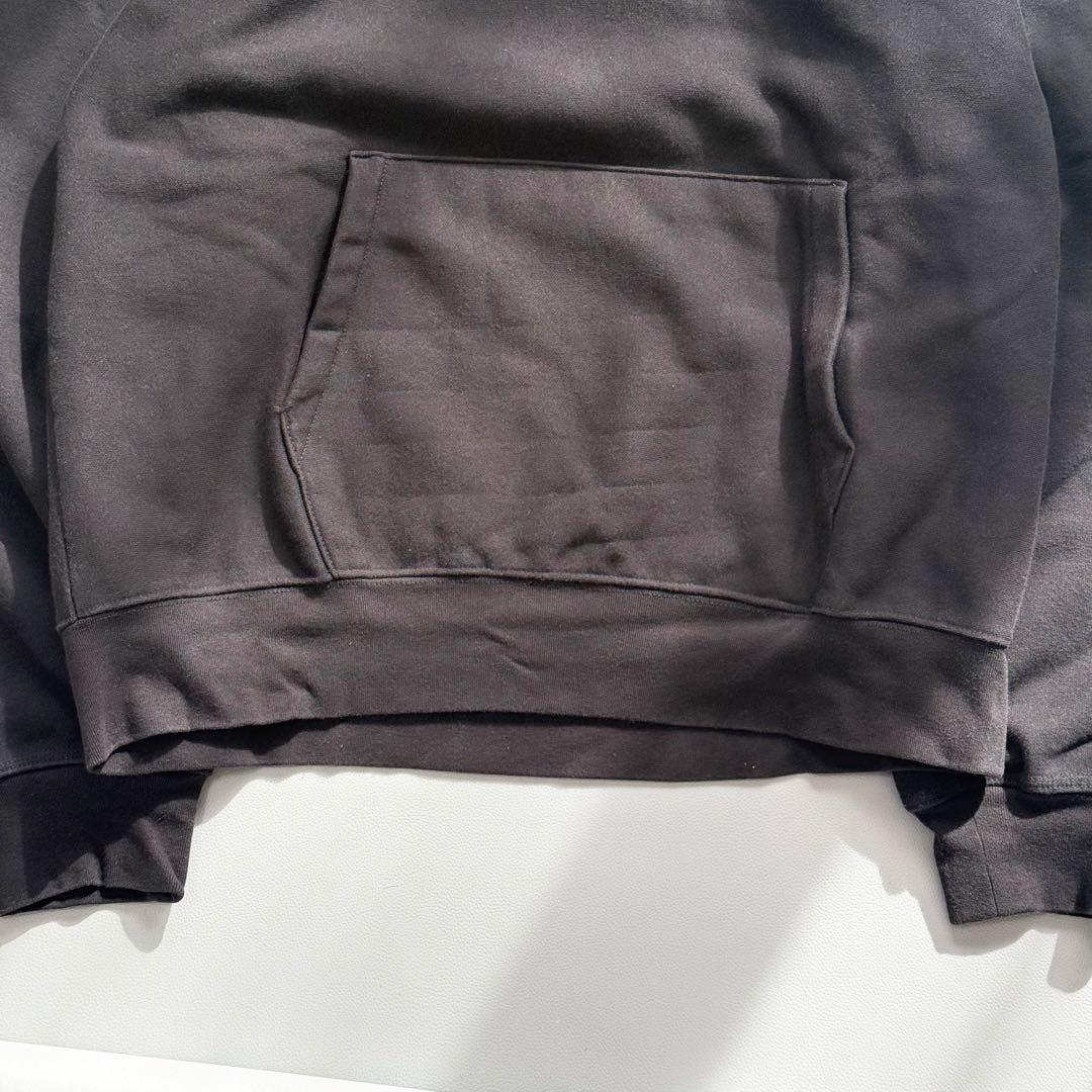 stussy 両面プリント プルオーバー パーカー XLサイズ　ブラック