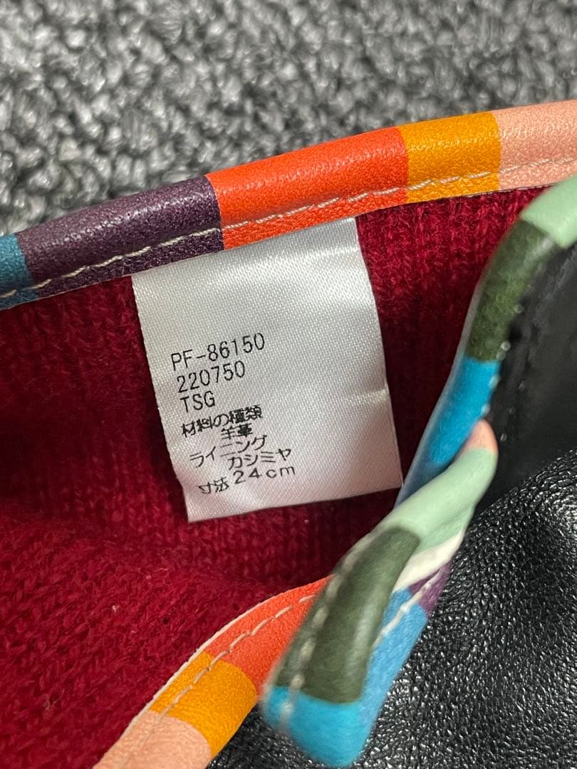 Paul Smith 黒 レザー手袋