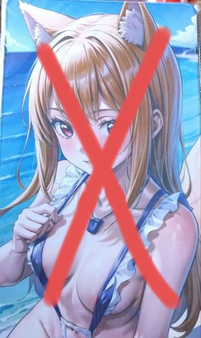 プレイマット　ラバーマット　A４マット　同人　美少女