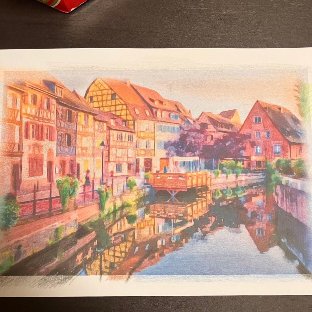 ジブリアート11魔女の宅急便より「GOT LAND」32.7㎝×24.0㎝額装品