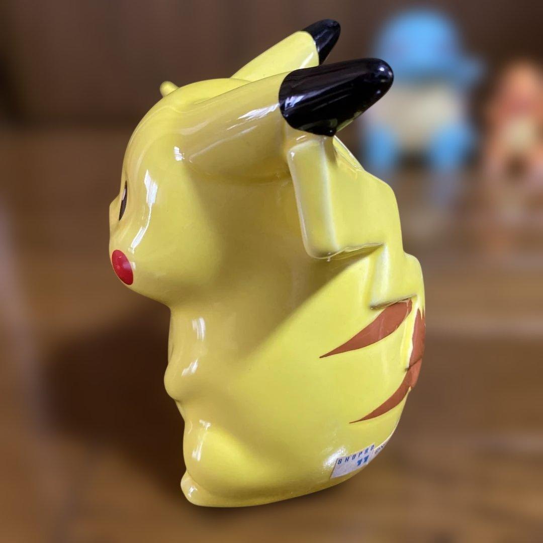 【陶器】ピカチュウ　ヒトカゲ　ゼニガメ　貯金箱　希少品　ポケモン　pokemon