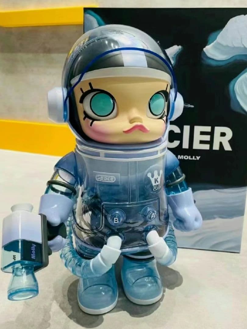 その他 POPMART MEGA SPACE MOLLY SOFT DRINKSBLUE