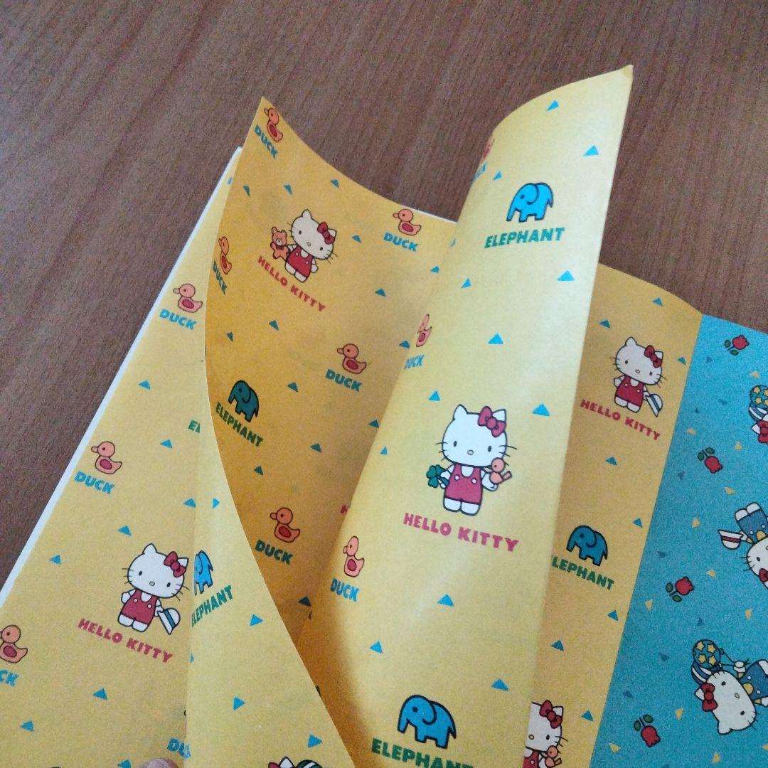 《レア》ハローキティ ラッピングパッド 8シート 1976年 日本製