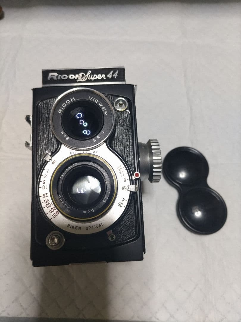 ジャンク！Ricon Super 44 二眼レフカメラ