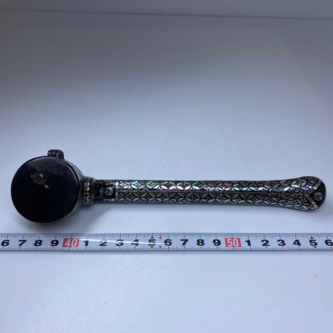 古銅　極上螺鈿　矢立　トコト　229g 東里7-0402☆2F