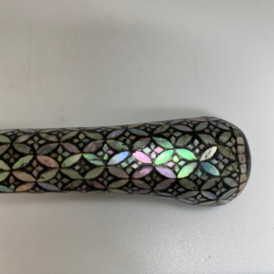 古銅　極上螺鈿　矢立　トコト　229g 東里7-0402☆2F