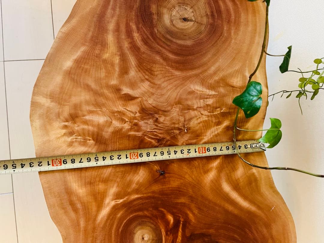 サイドテーブル　トチの木　栃　輪切りテーブル　アイアンテーブル