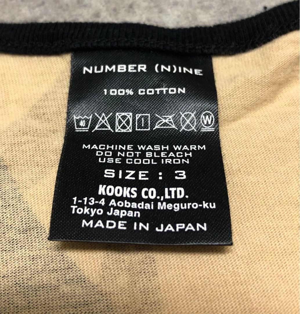 ■ ナンバーナイン タンクトップ ハートトライバル柄 NUMBER(N)INE