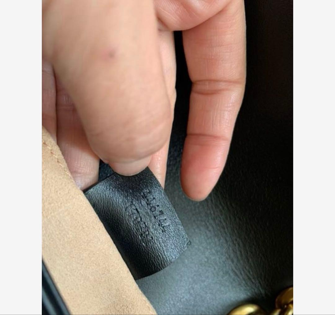 GUCCI マーモント　キルティングショルダーバッグ