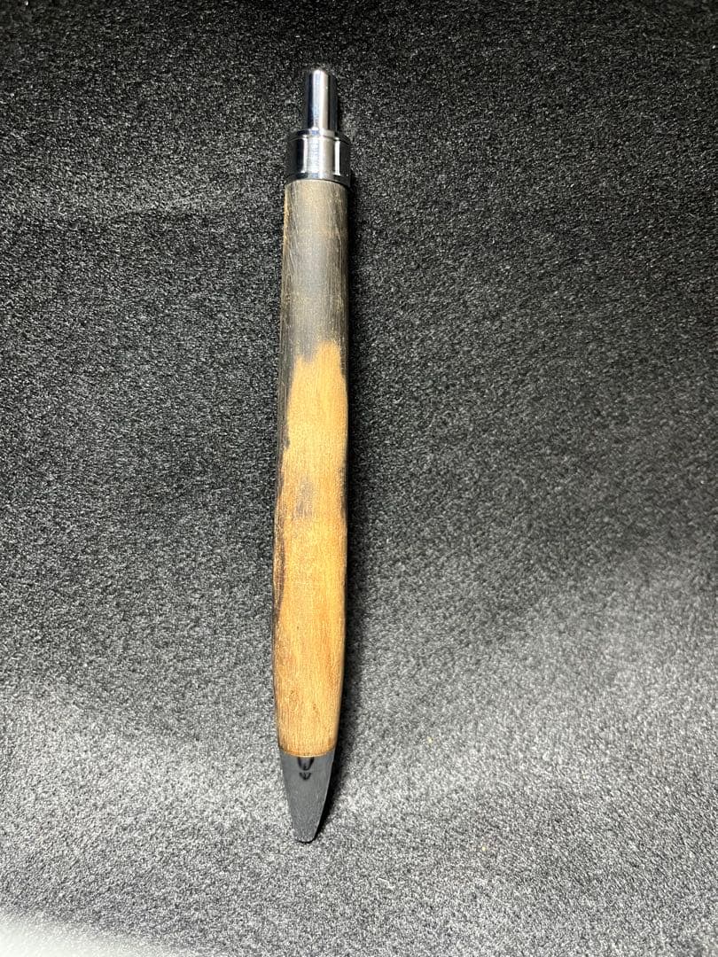 黒柿孔雀杢ボールペン