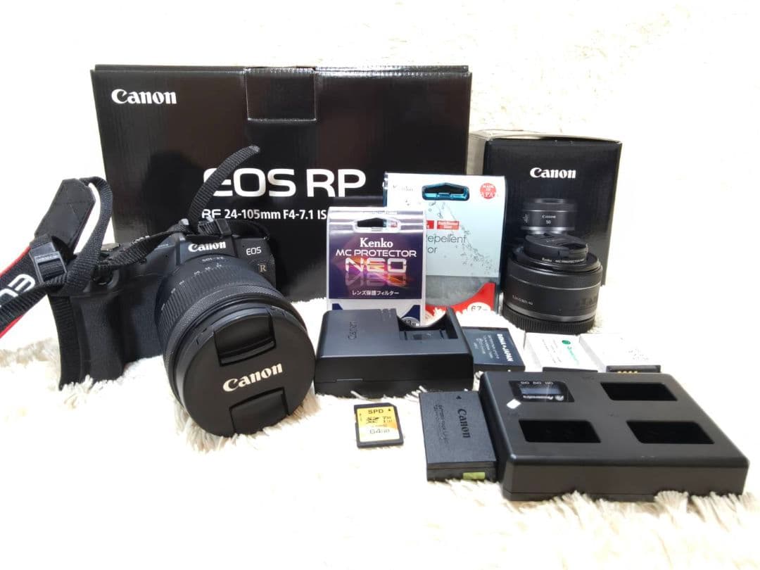 EOS RP RF24-105mmレンズキット＋ RF 50mm f1.8stm
