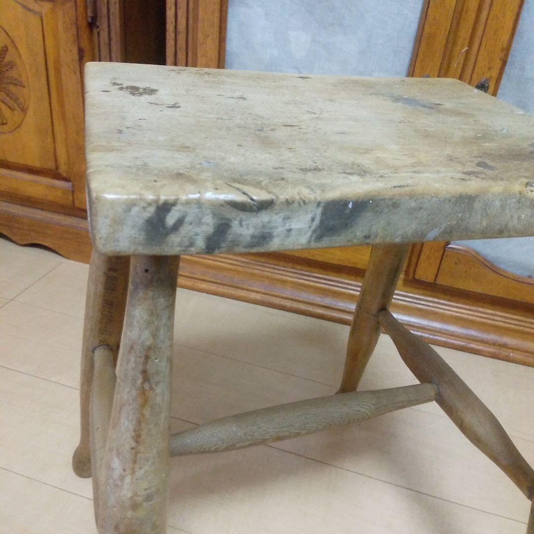 フランスアンティーク　スツール　チェア　椅子　蚤の市