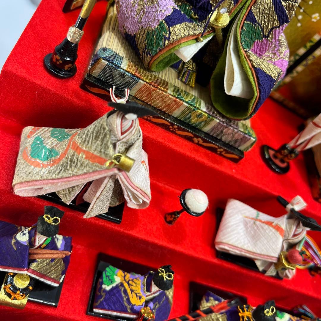 y0114-43雛人形セット　めご雛　まりこ作　和紙