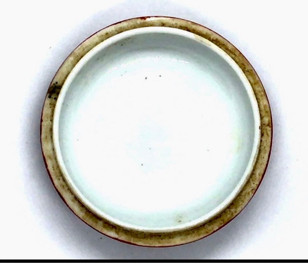 大磯名家出物　時代　美品12代柿右衛門　鑑定済み　柿香合 茶道具 香道具