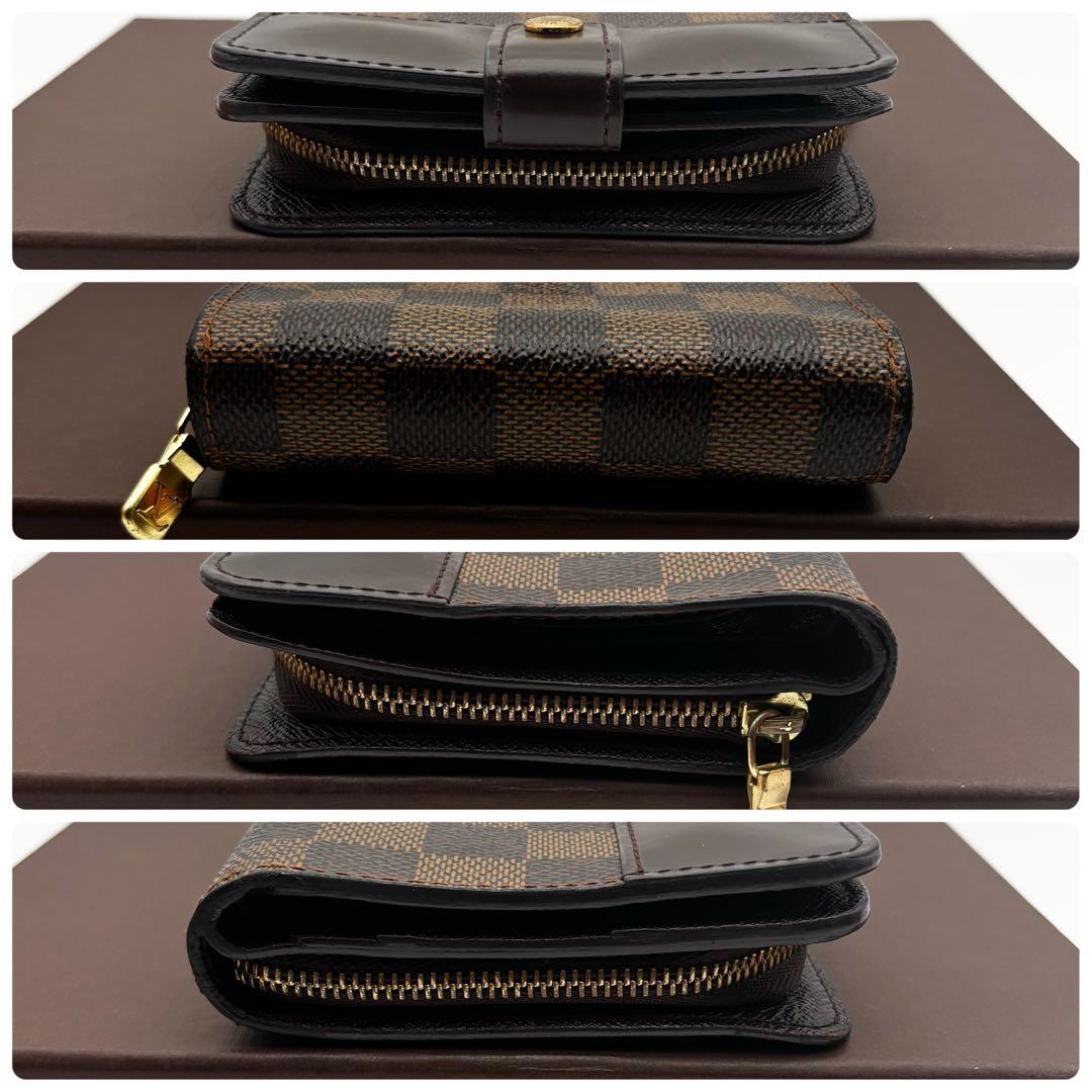 ✨美品✨ルイヴィトン✨ダミエ✨コンパクトジップ 2つ折り財布