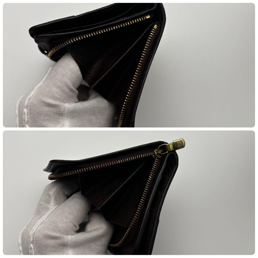✨美品✨ルイヴィトン✨ダミエ✨コンパクトジップ 2つ折り財布