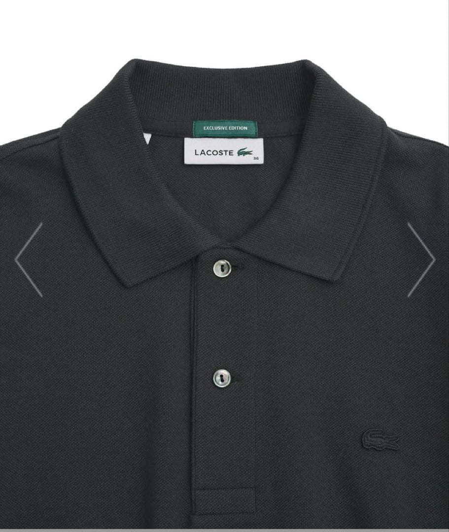 【新品】【試着のみ】LACOSTE ブラック ポロシャツ 半袖